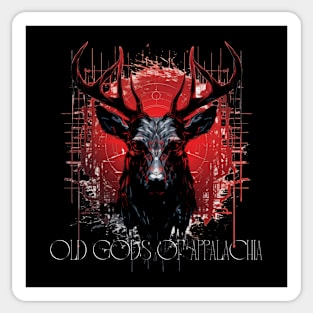 Deer Antler Print - Old Gods of Appalachia Sticker